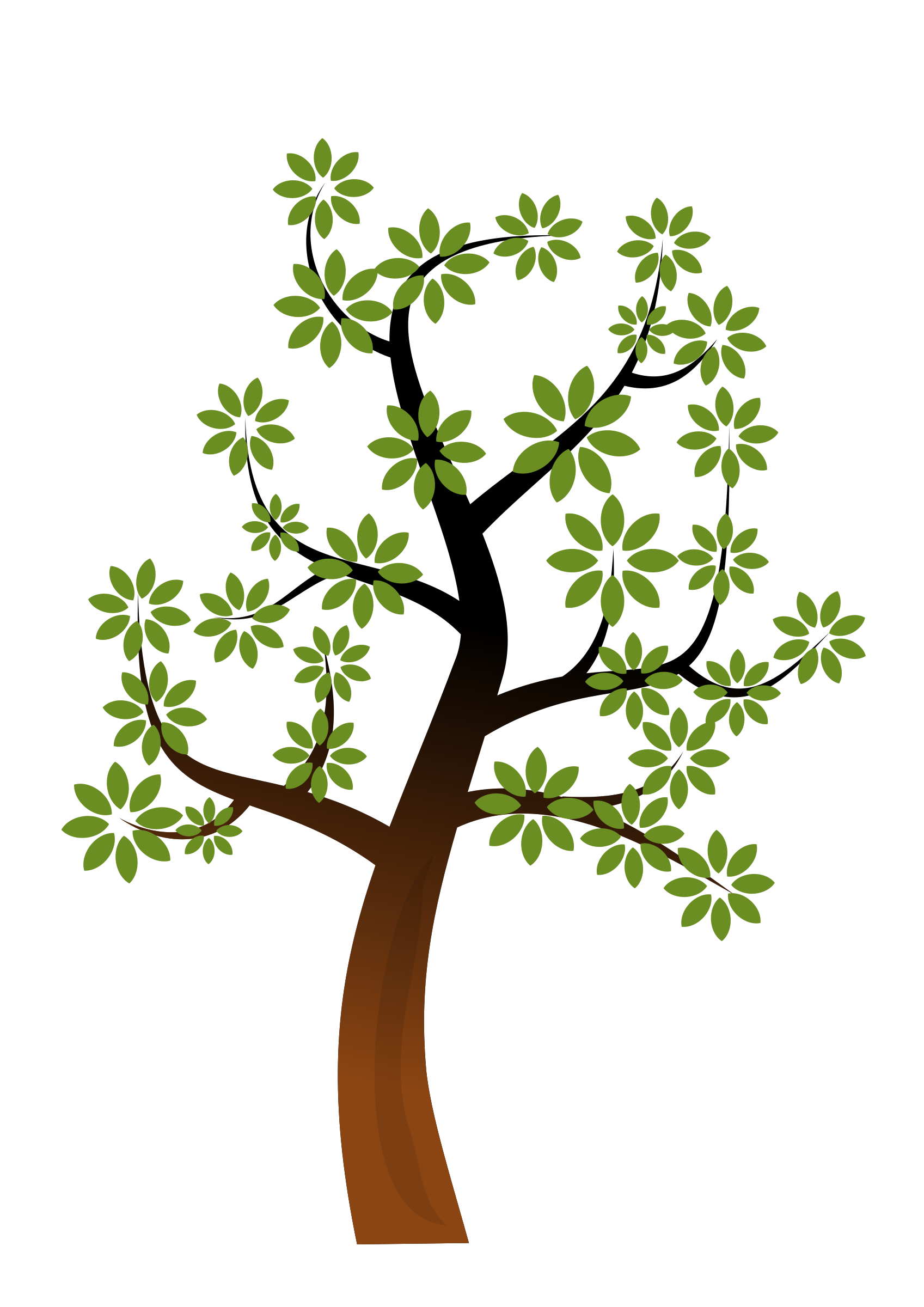 clipart forest simple