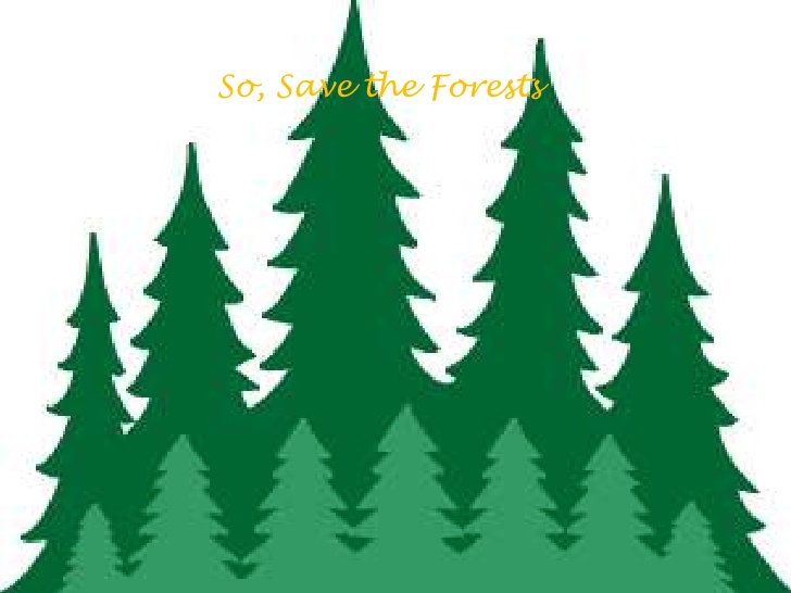 clipart trees forest
