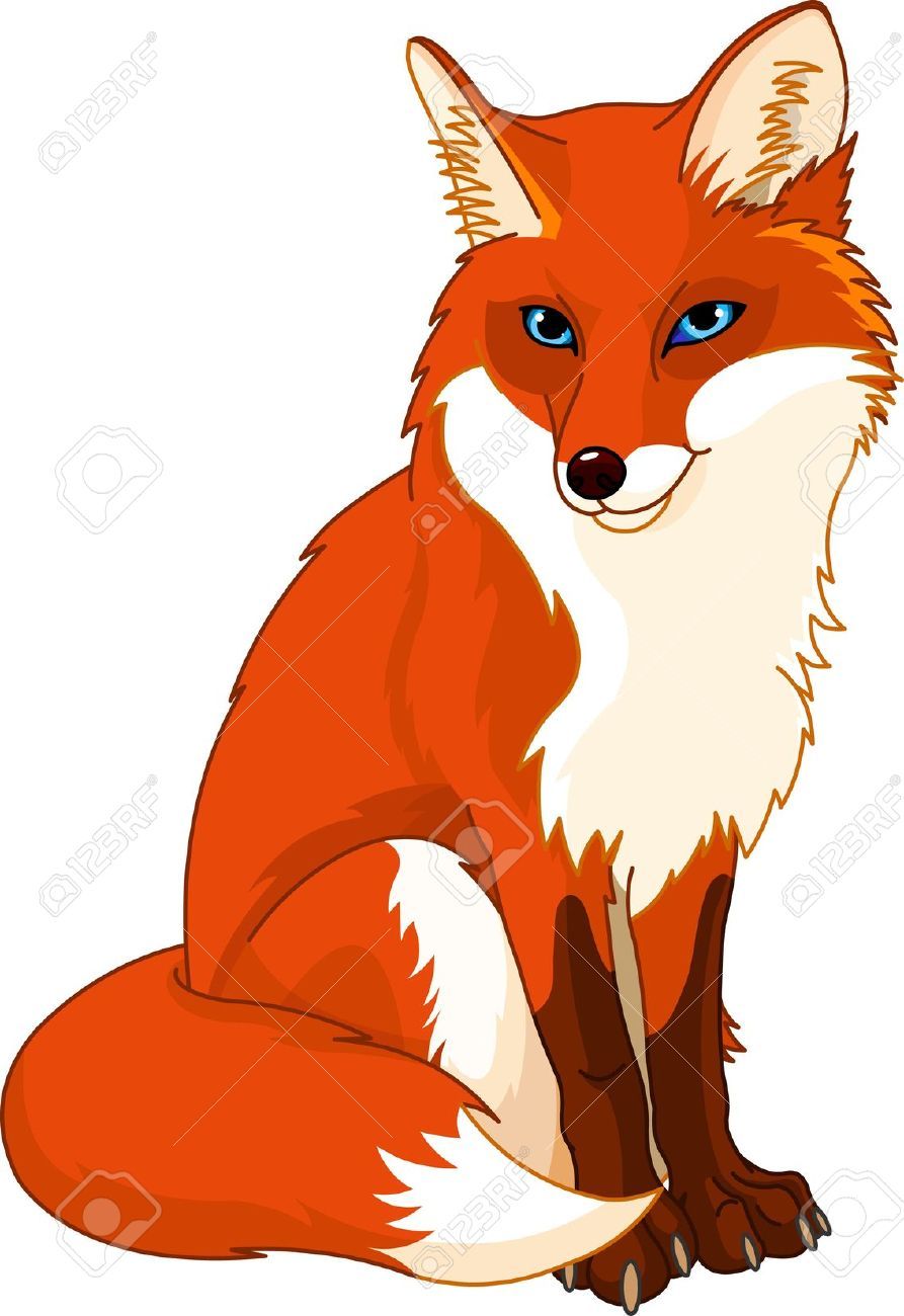 clipart fox character