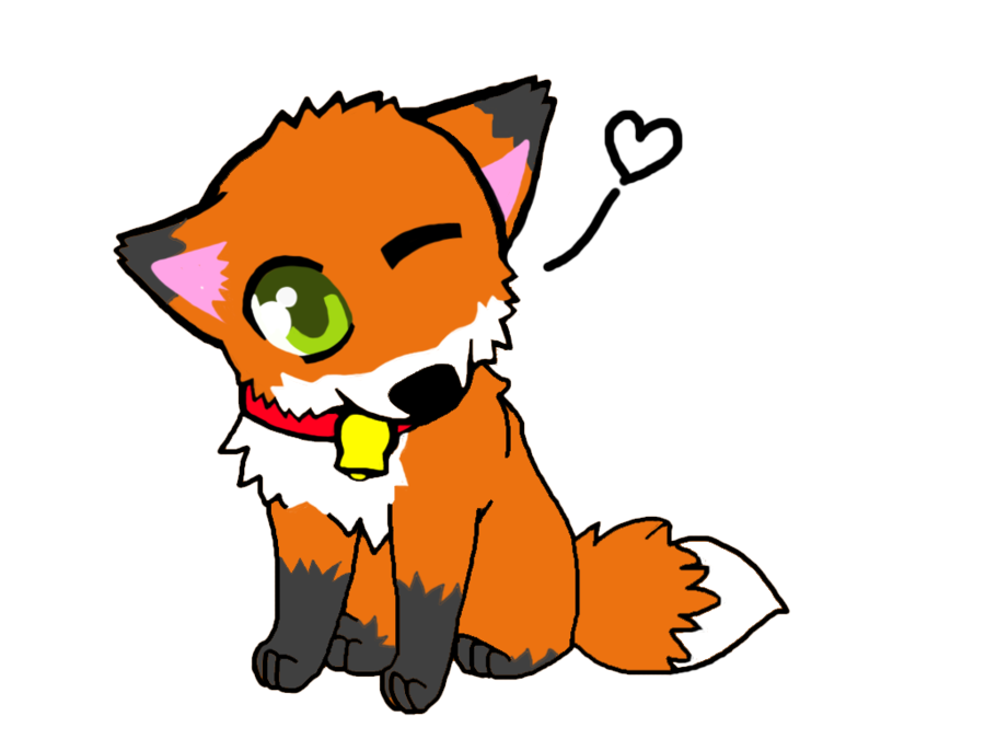 clipart fox chibi