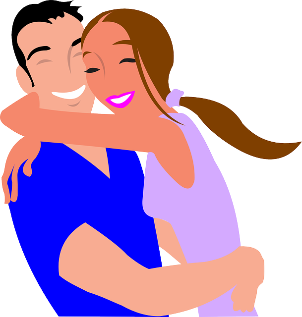 Young clipart hug.  collection of happy