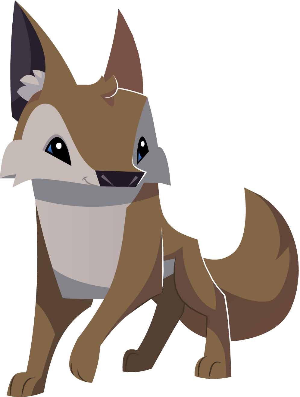 clipart fox coyote