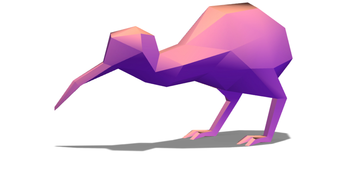 Kiwi d design by. Clipart fox crane