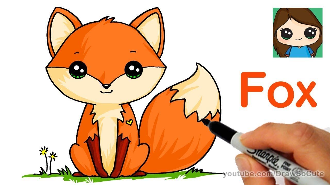 clipart fox easy
