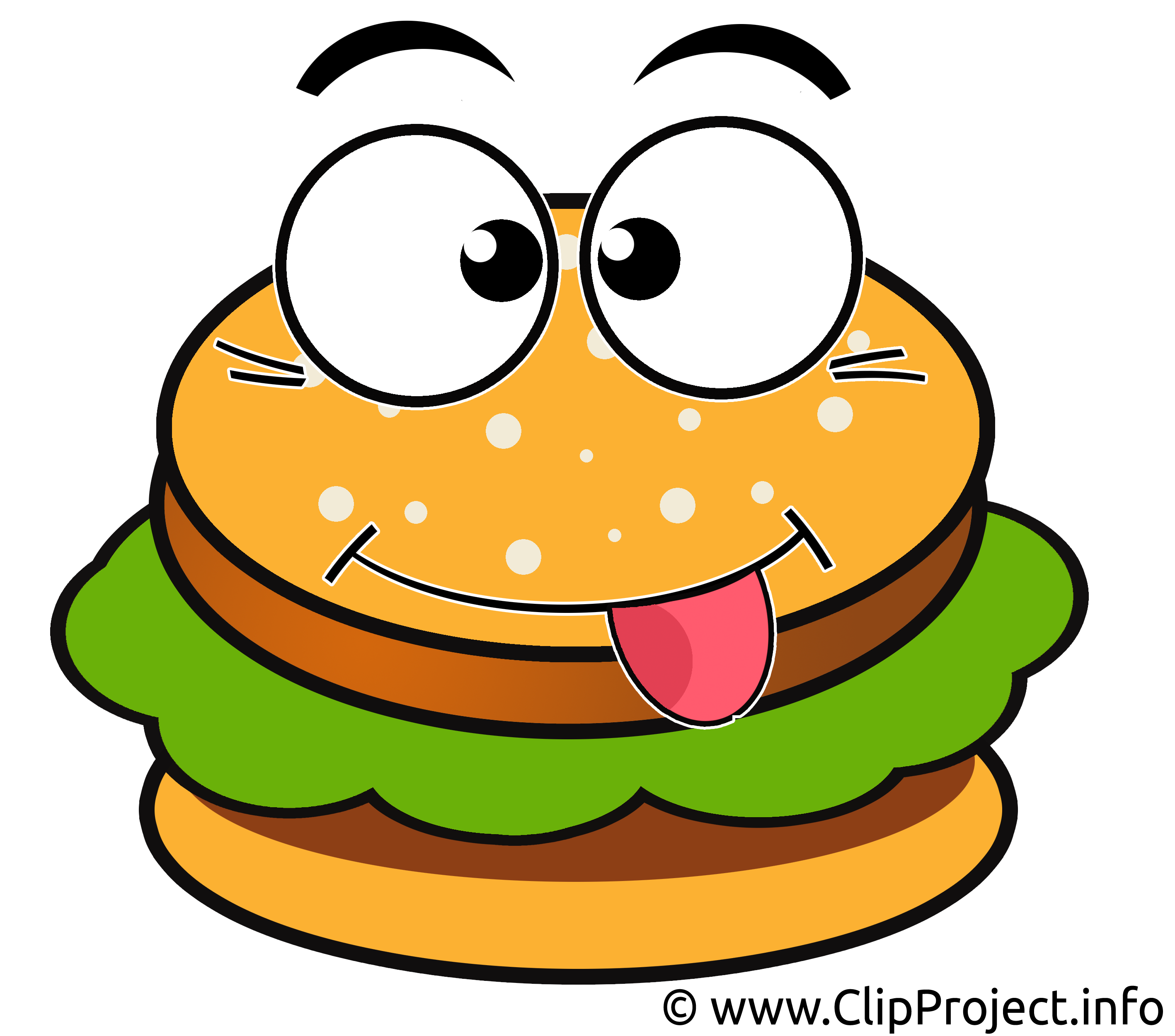 Hamburger face free collection. Handprint clipart cartoon
