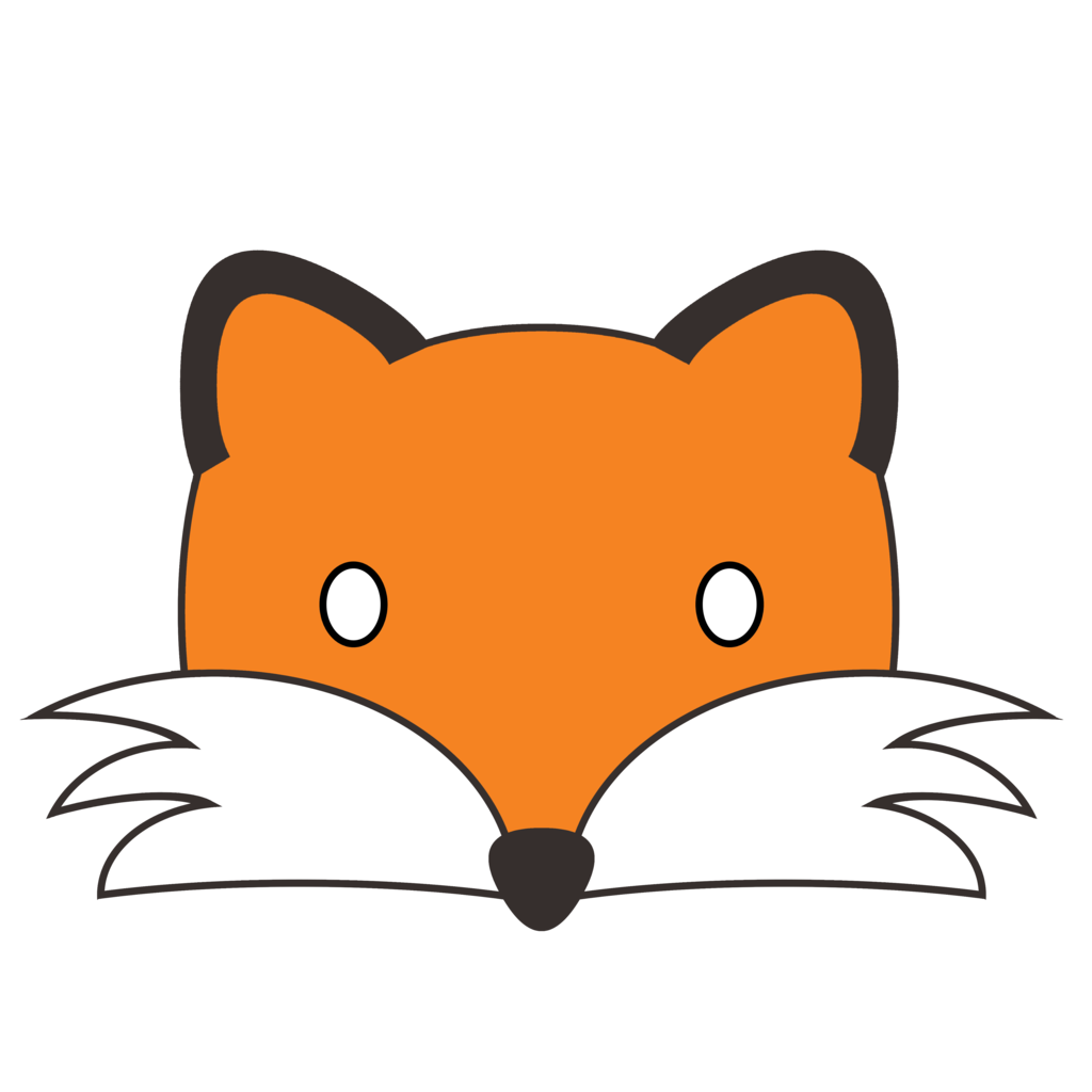 clipart fox face