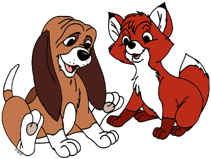 fox clipart fox and the hound