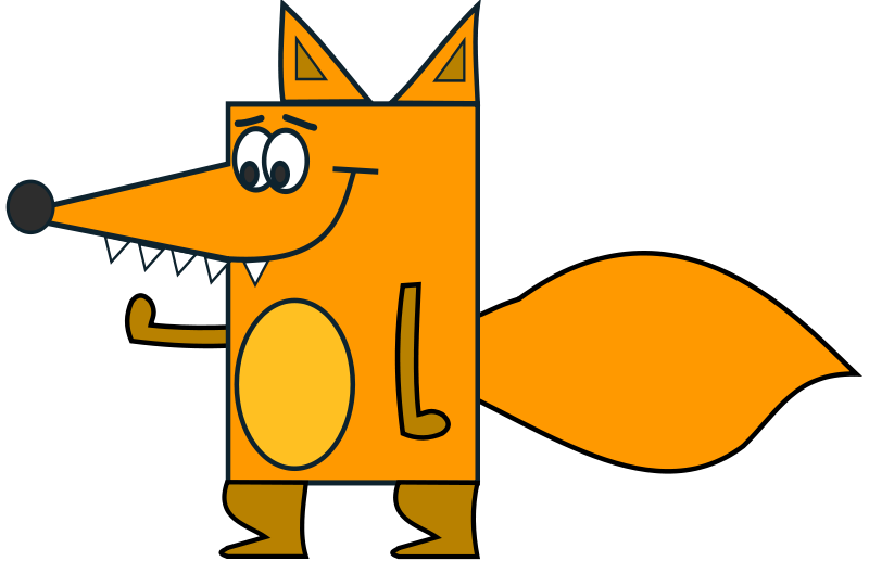 clipart fox graphic