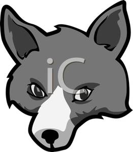 clipart fox gray fox
