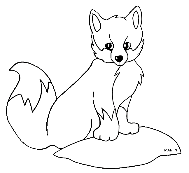 United states clip art. Clipart fox grey fox