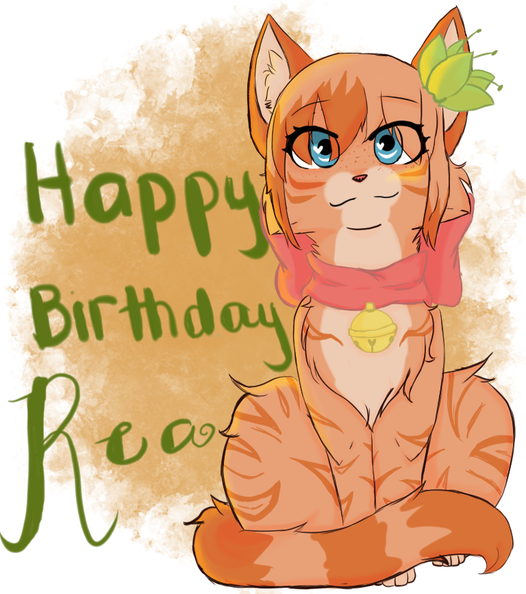 fox clipart happy birthday