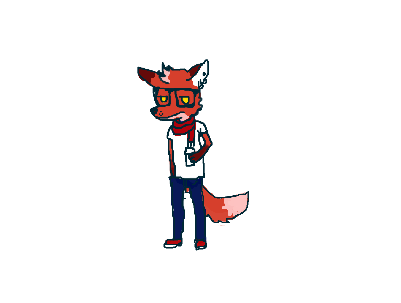 Clipart fox hipster. Forum draw a nerdy