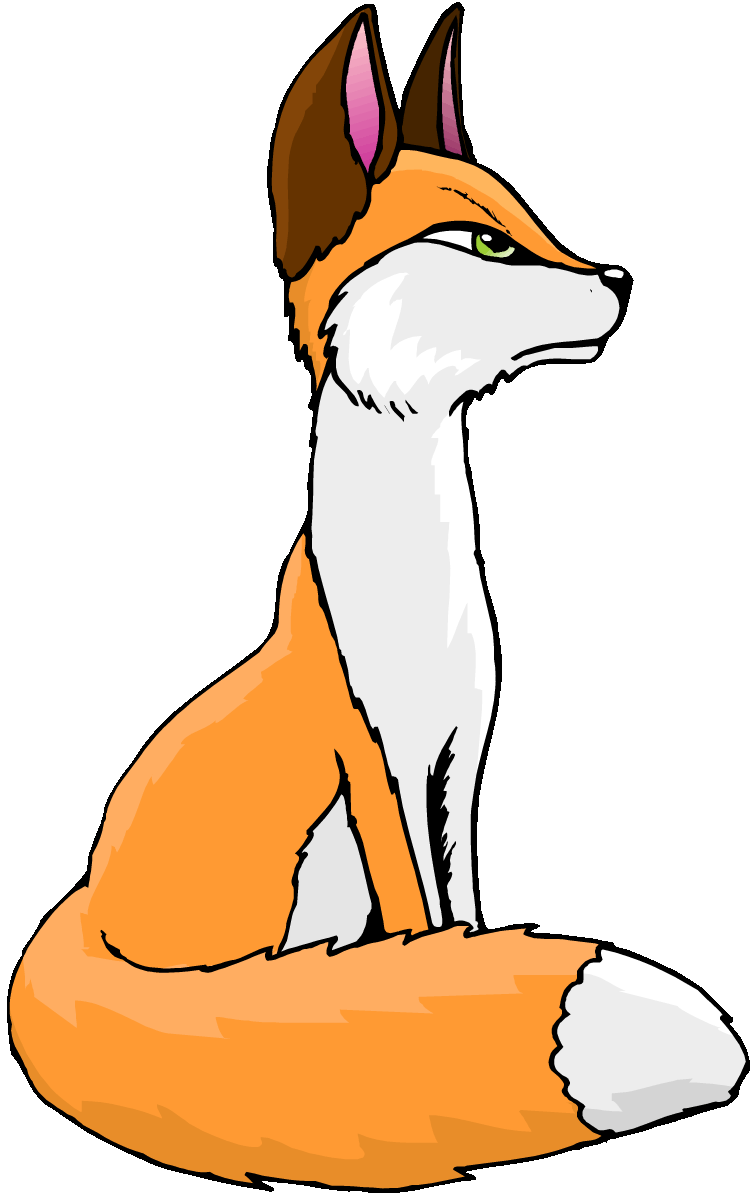 clipart fox jackal