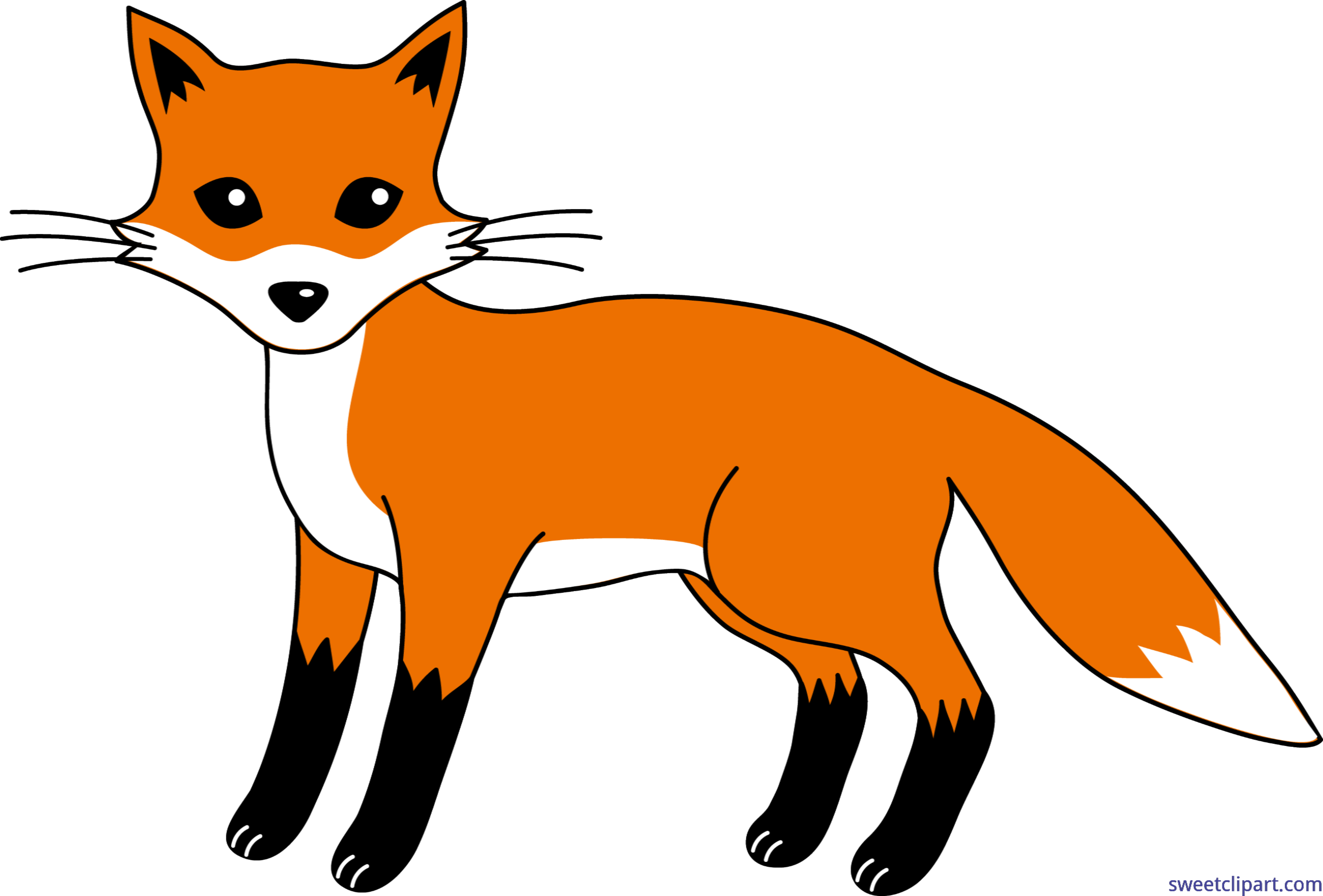 clipart fox mammal