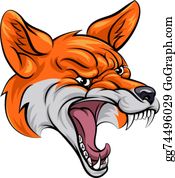 fox clipart mouth