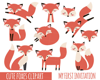fox clipart printable