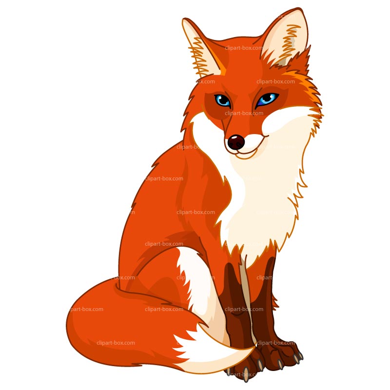clipart fox red fox
