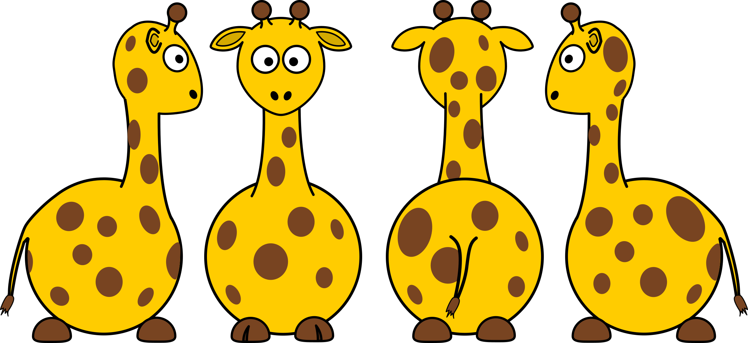  collection of high. Giraffe clipart side view