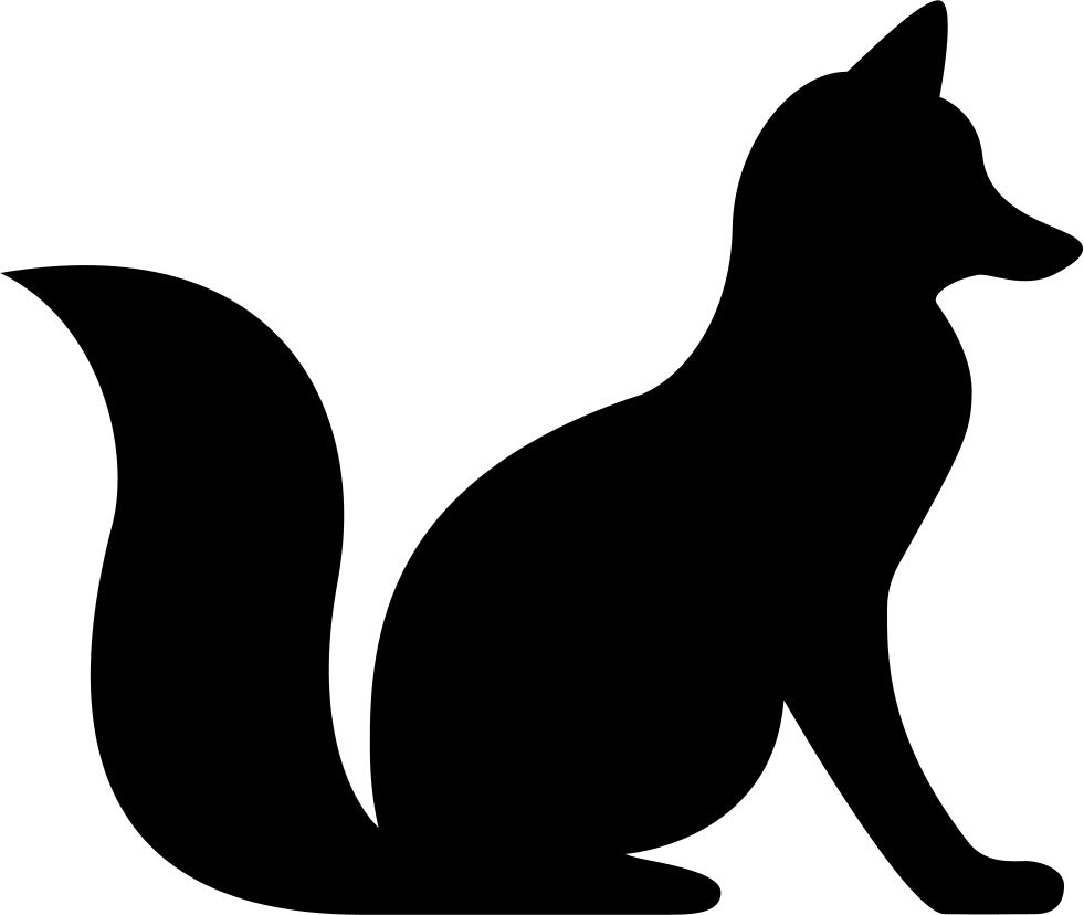 Fox clipart silhouette, Fox silhouette Transparent FREE for download on WebStockReview 2020