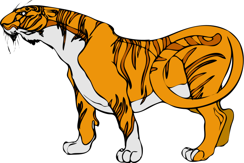 Clipart tiger kid. Animal pictures royalty free