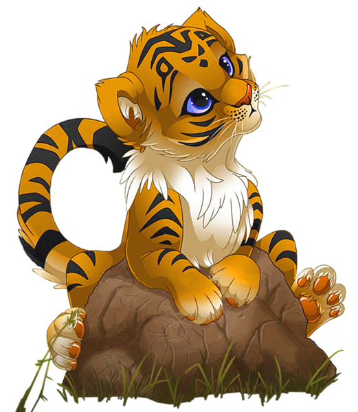 leopard clipart baby tiger