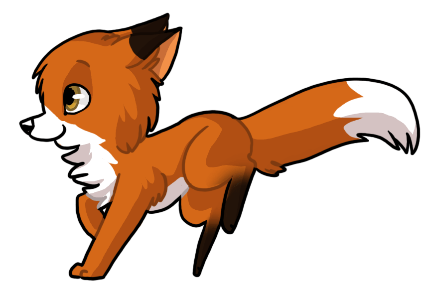 clipart fox transparent background