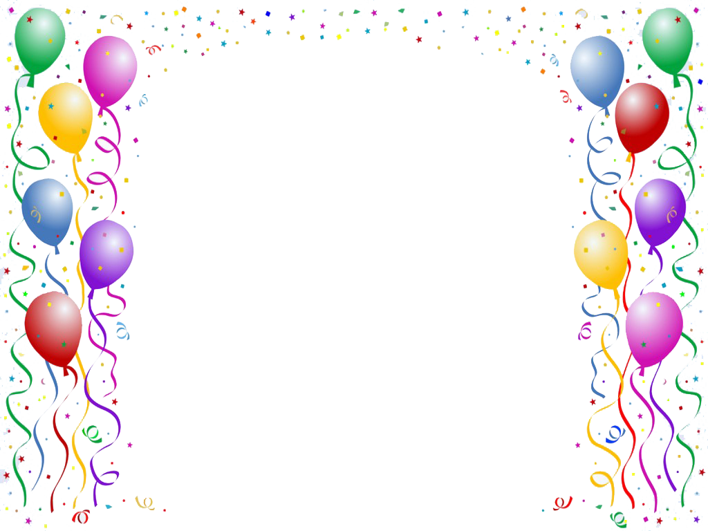  collection of borders. Garland clipart balloon