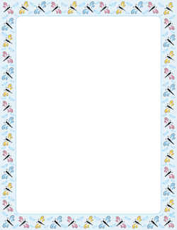 dragonfly clipart frame
