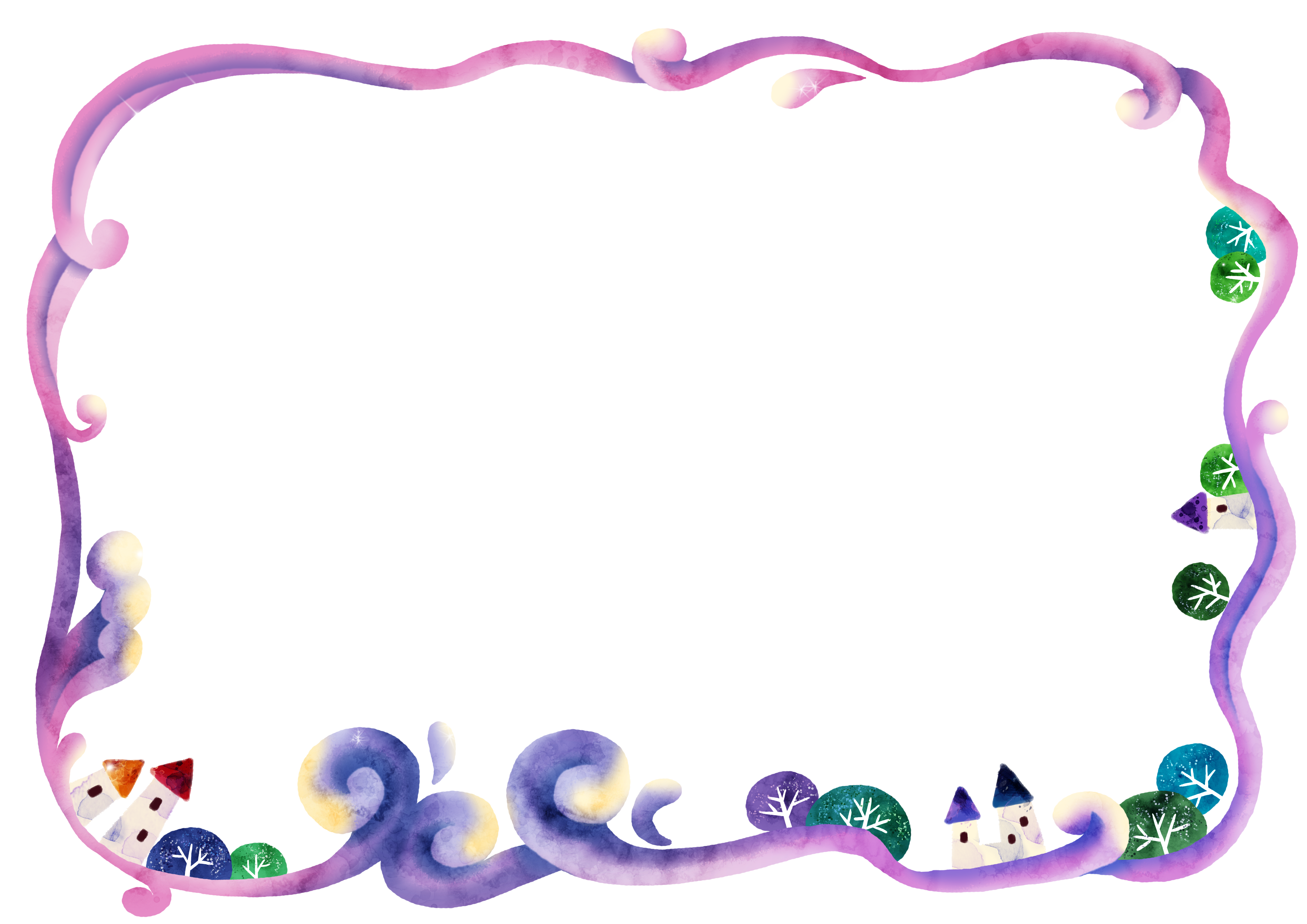  collection of fairy. Fairies clipart borders