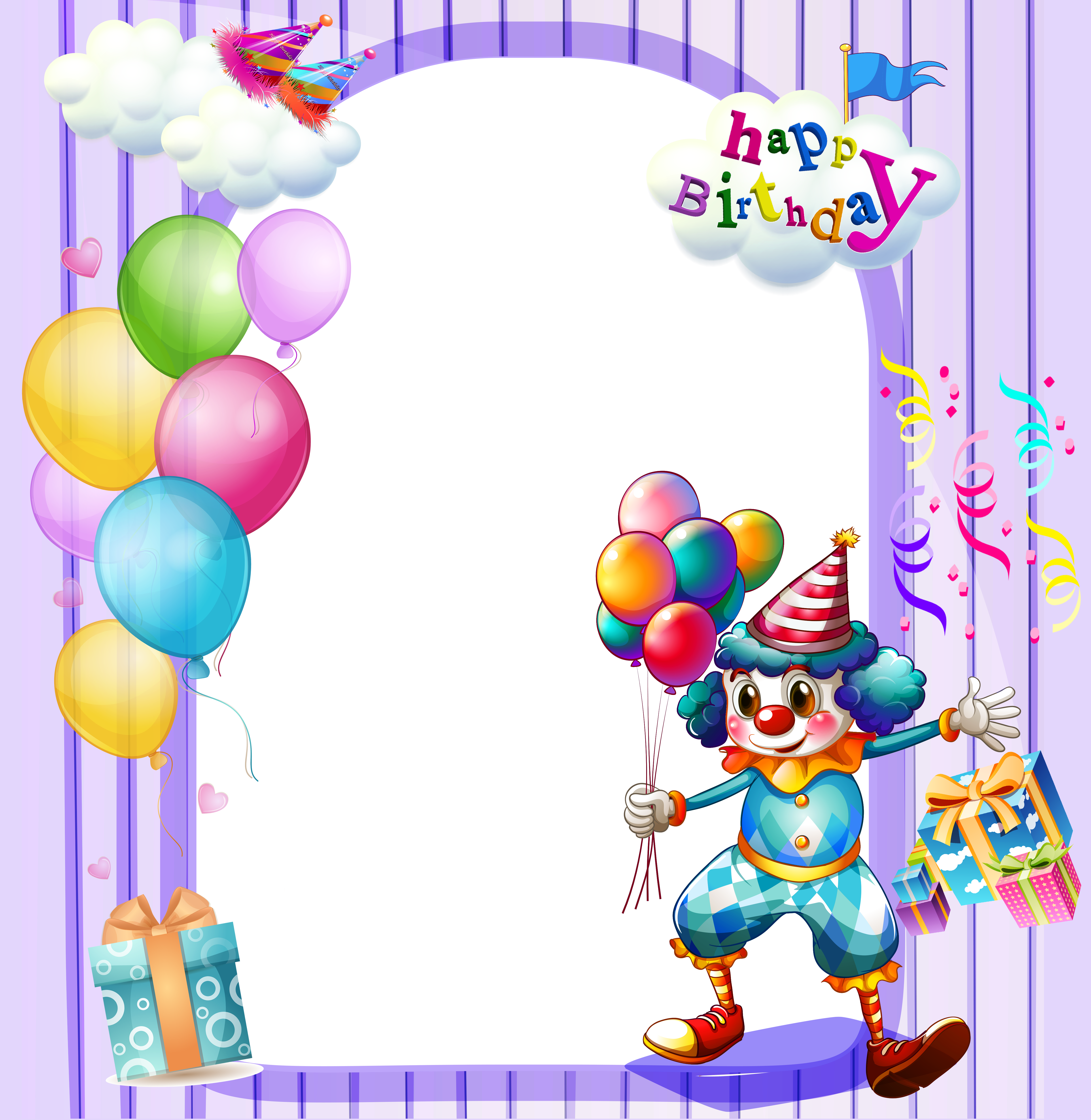 clipart frame happy birthday