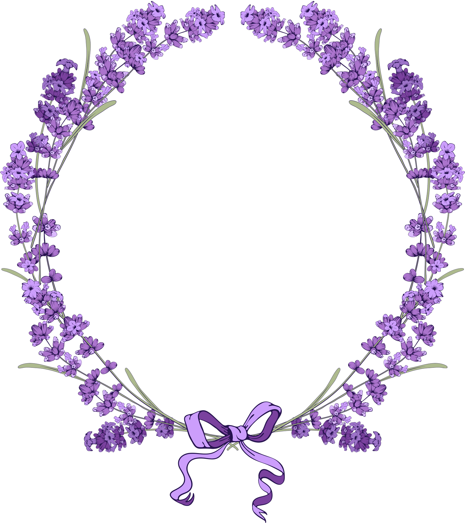 clipart frame lavender 521053. 