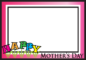 Happy free download with. Clipart frame mothers day