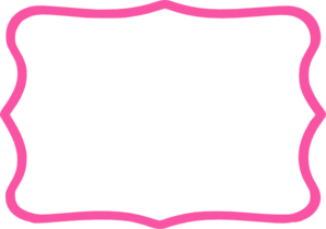 clipart frame pink