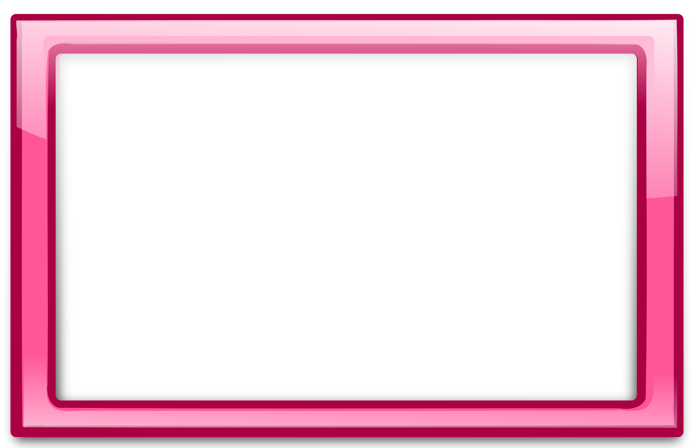 clipart frame pink