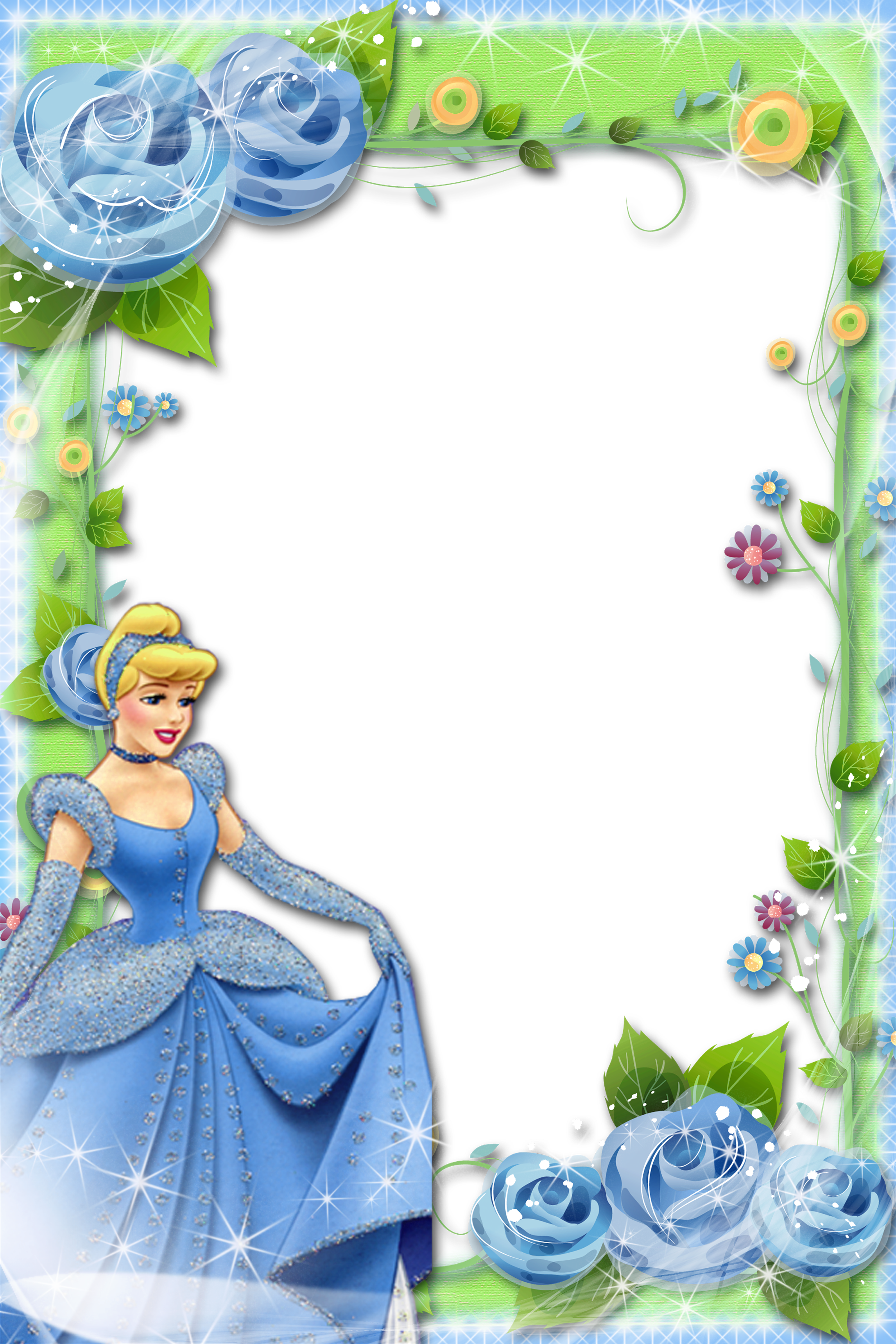 princess clipart picture frame