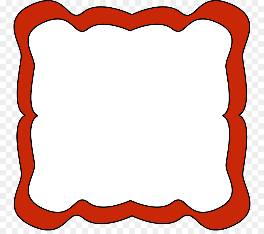 clipart frame red
