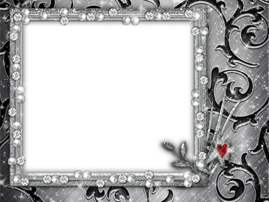 And black transparent gallery. Silver picture frame png