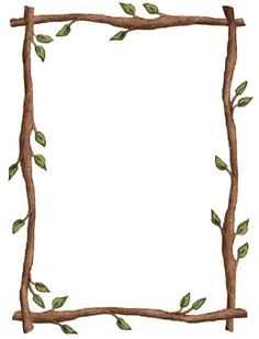 clipart frame twig