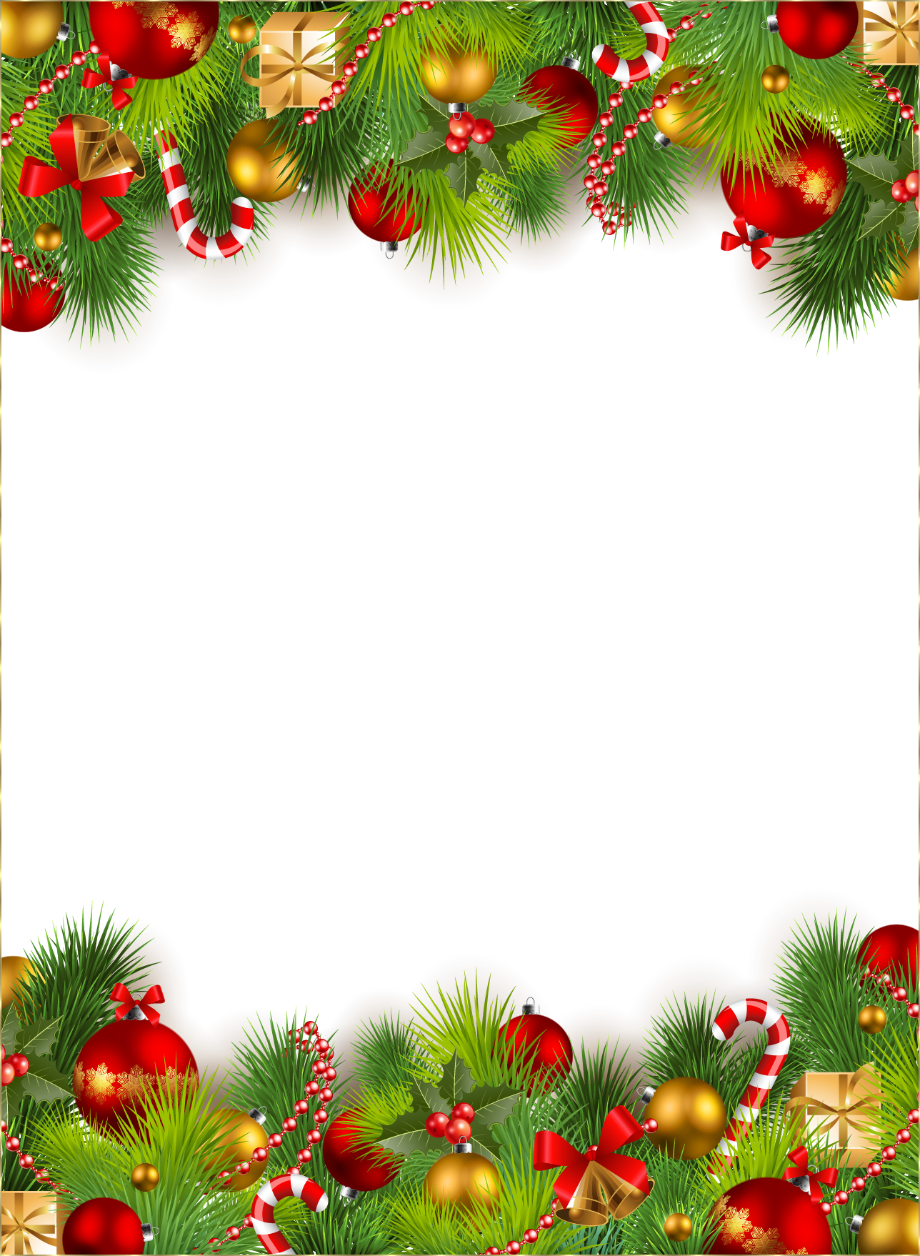 clipart frame xmas