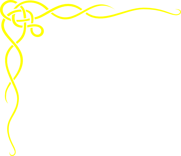 clipart frame yellow