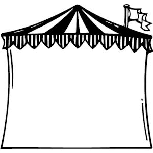 clipart tent frame