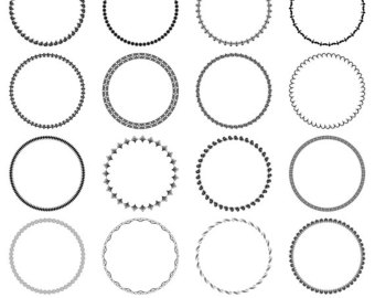 Free circular frame cliparts. Clipart frames circle