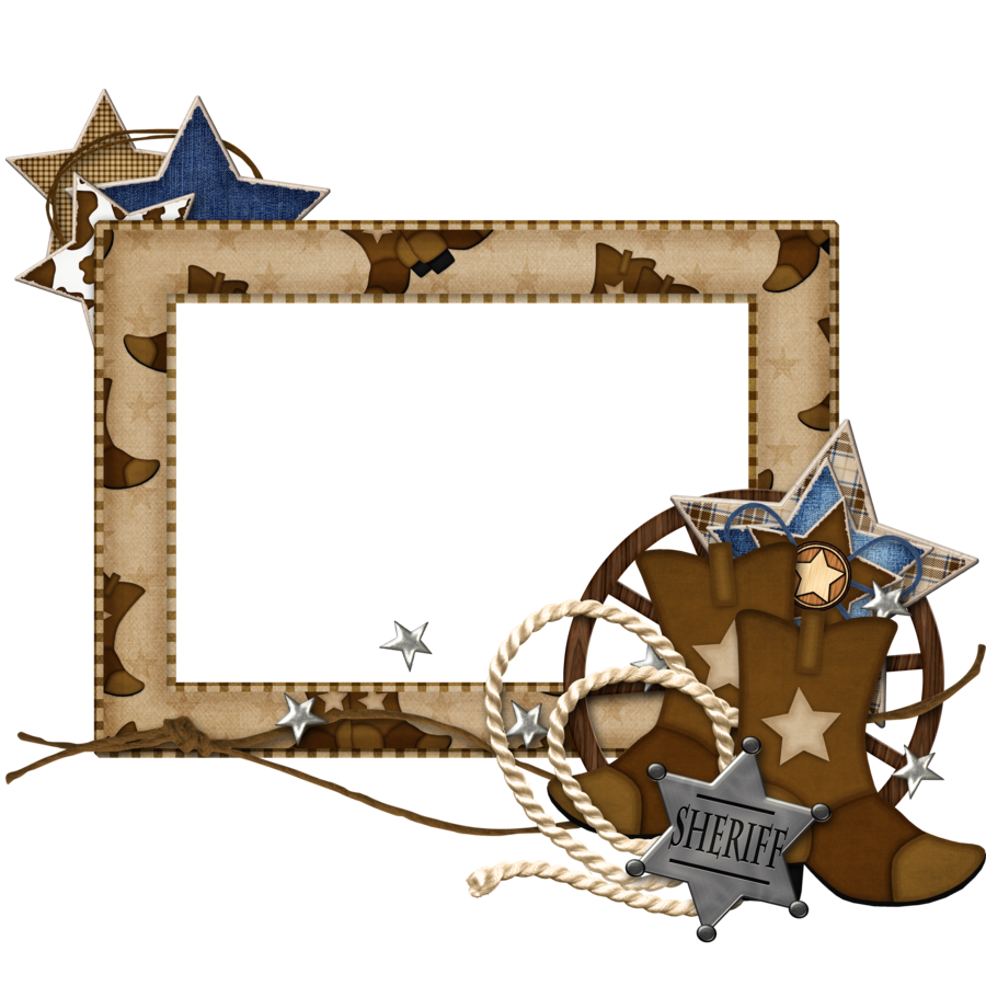cowgirl clipart frame