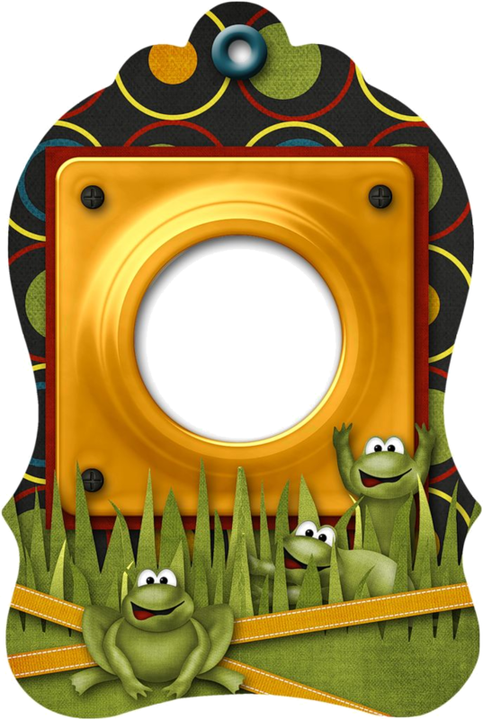 clipart frames frog