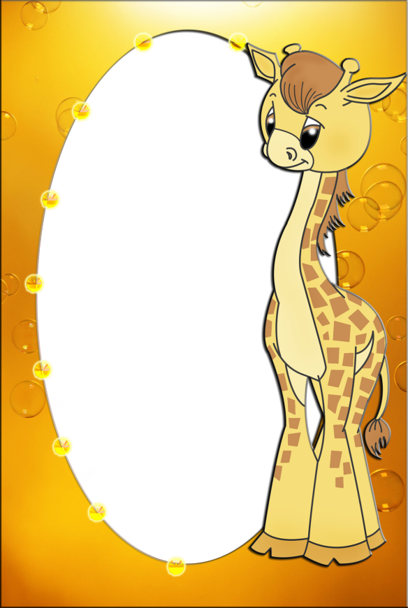 frame clipart giraffe