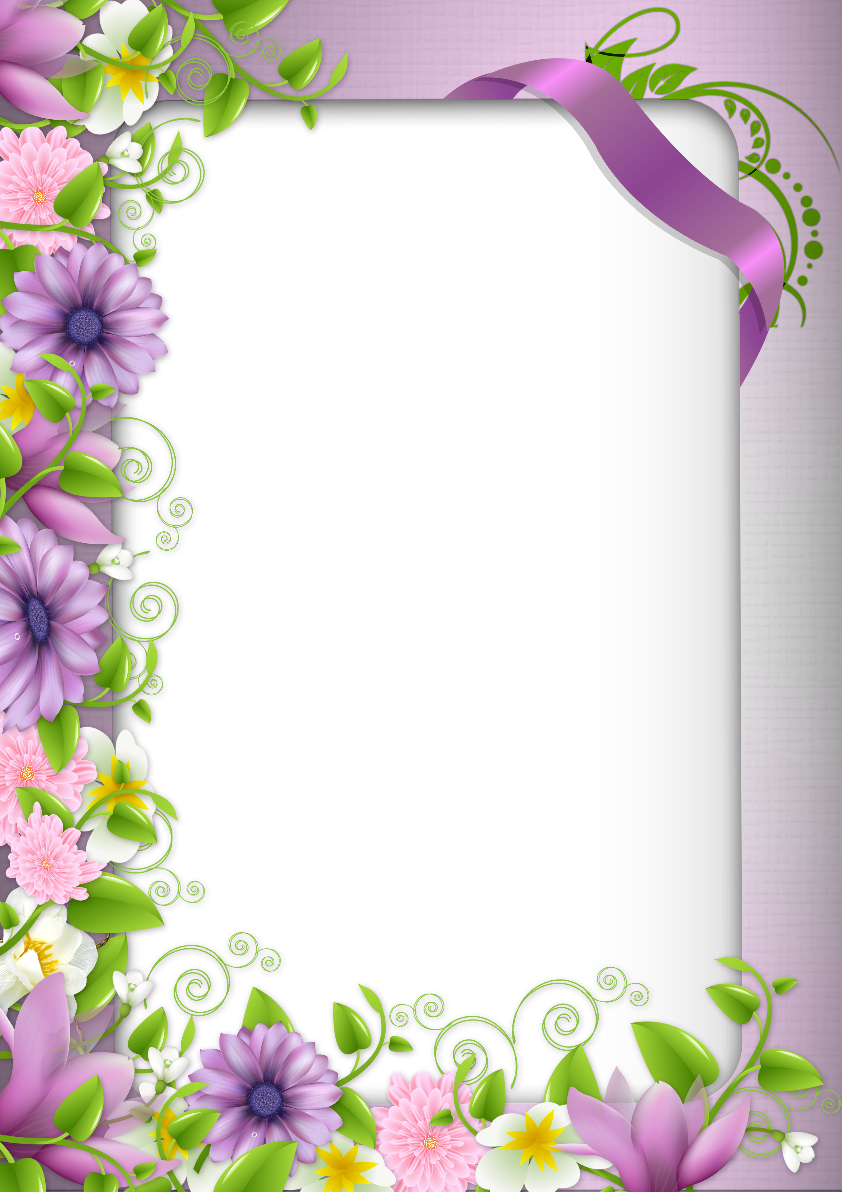 lavender clipart name tag frame