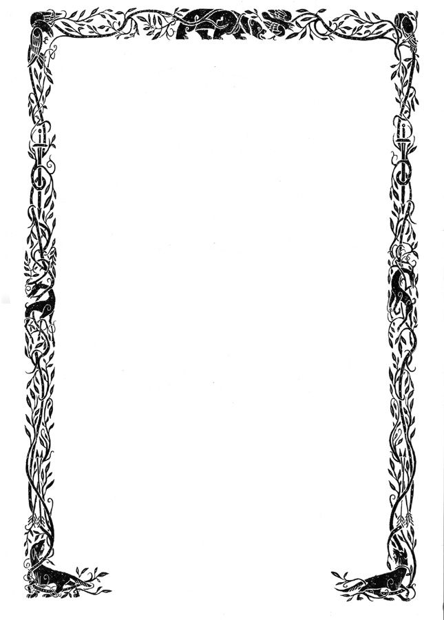clipart frames medieval