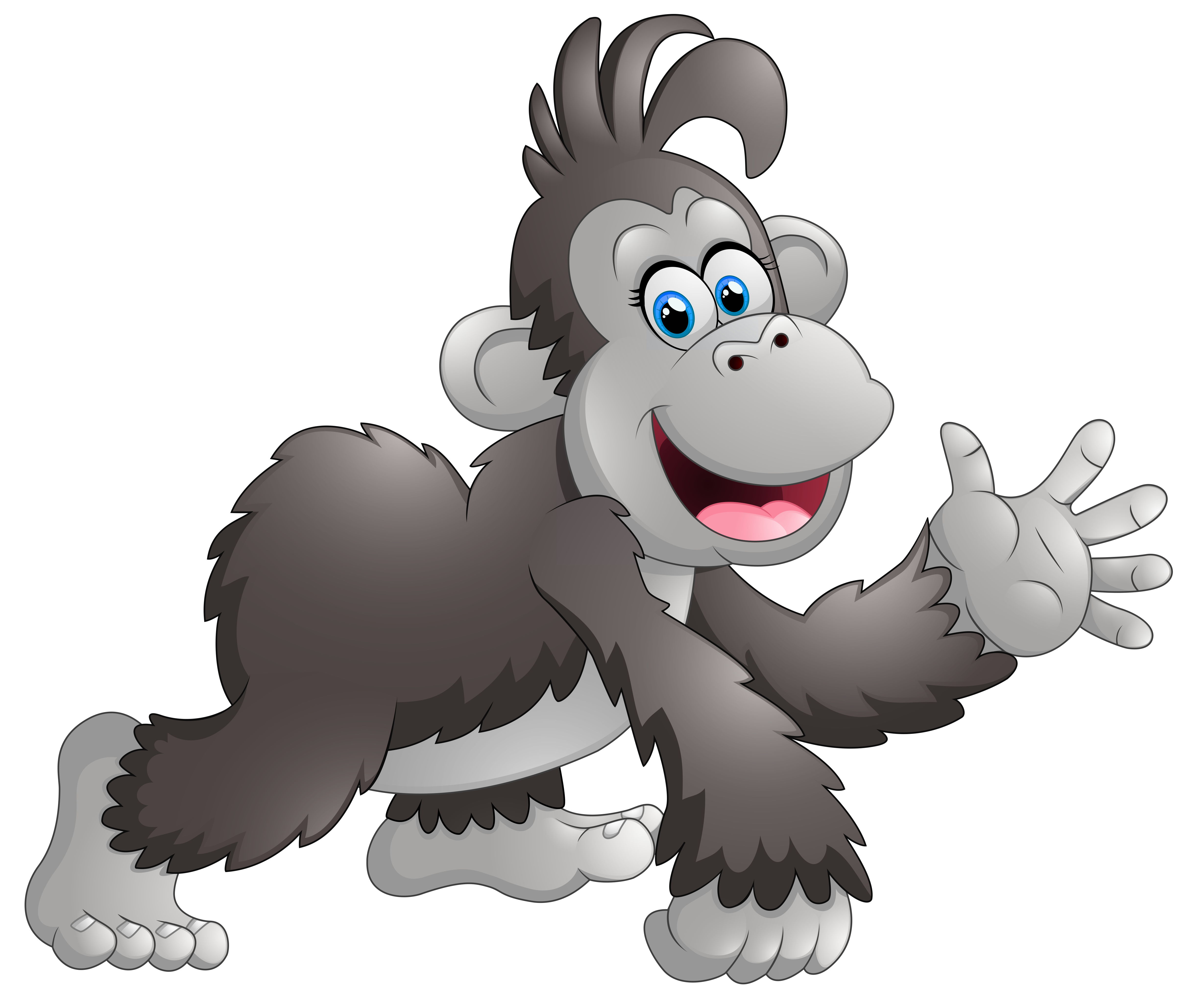 Happy cartoon png image. Easter clipart monkey