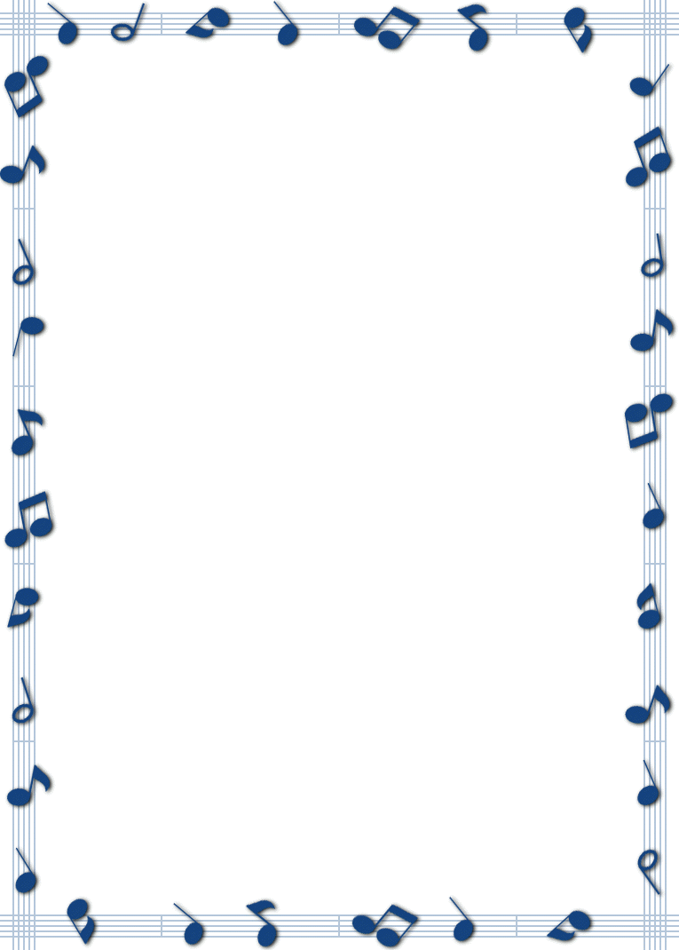 music clipart picture frame