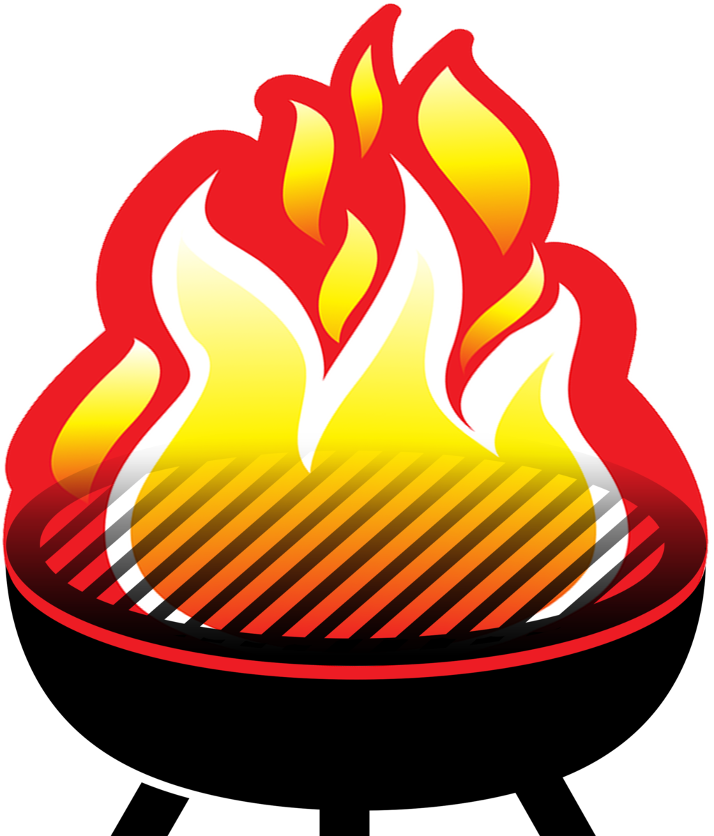 grilling clipart red grill